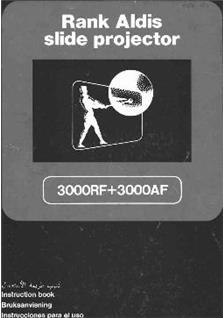 Aldis Ltd Aldis 3000 manual. Camera Instructions.